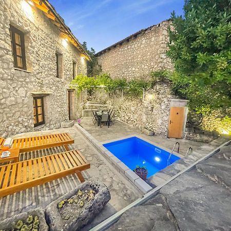 Villa Historic Pocitelj With Pool And Incredible Views On The River And Landmarks Exterior foto